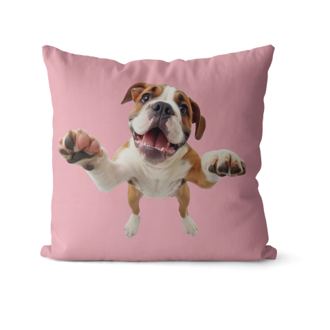 Capa de Almofada Cachorro Realista 45x45