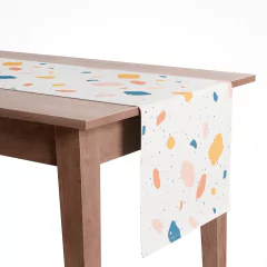 Trilho de Mesa Craquelado Moderna