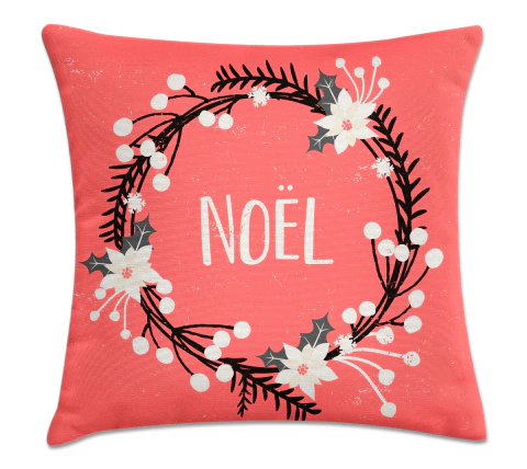Capa de Almofada Natal 45x45 - Noel
