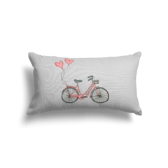 Capa De Almofada Retangular 30x50 - Bike