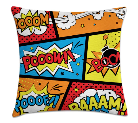 Capa De Almofada Geek 45x45 - 003