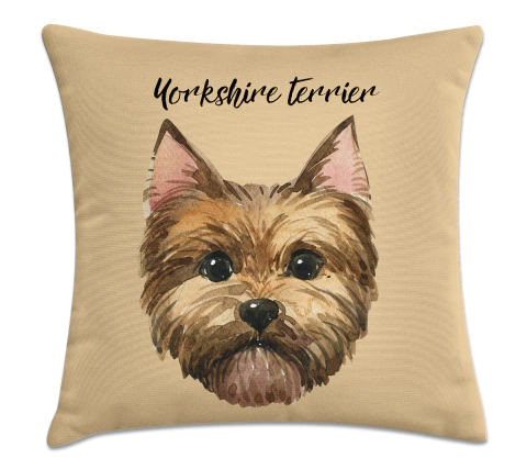 Capa de Almofada Yorkshire Terrier 45x45