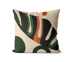 Kit 4 Capas De Almofadas 45x45 - Monstera Verde - loja online