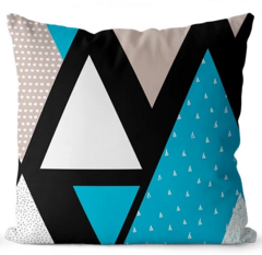 Capa Almofada Decorativa 40X40 - PIRAMIDE AZUL TIF - comprar online