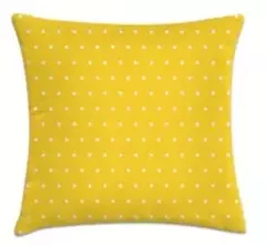 Capa Almofada Decorativa 46x46 - poa amarelo - comprar online