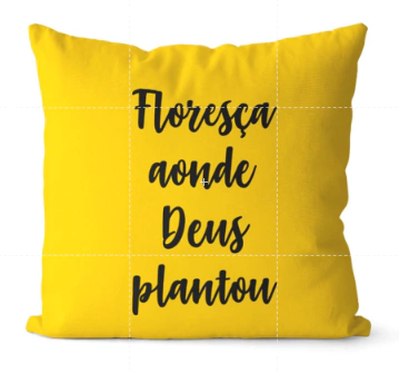Capa Almofada Decorativa 44X44 - FLORESÇA AMARELO - comprar online