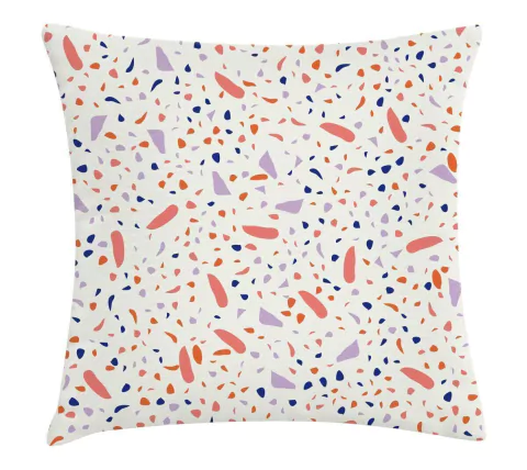 Capa De Almofada Decorativa 45x45 - Craquelado Coral