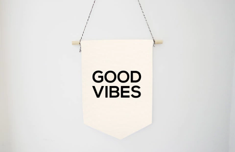 Flâmula Decorativa Good Vibes