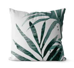 Kit 4 Capas De Almofadas 45x45 - Floral Verde Aquarela na internet