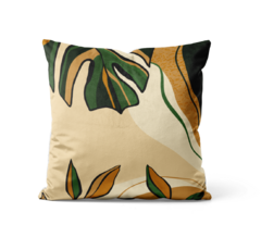 Kit 4 Capas De Almofadas 45x45 - Floral Verde - comprar online
