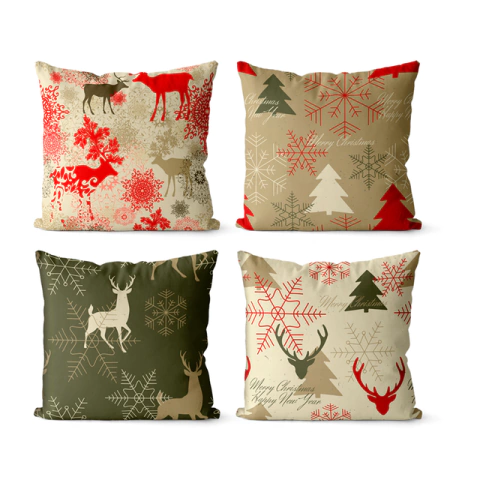 Capa Almofada Decorativa 45X45 - Rena musgo - comprar online