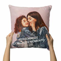 Capa De Almofada Mãe 45x45 - Sua foto