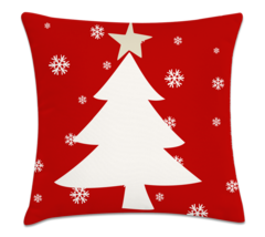Capa de Almofada Natal 45x45 - Arvore Natal