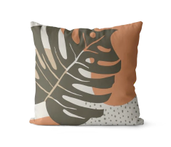 Kit 4 Capas De Almofadas 45x45 - Floral Moderna Folha - comprar online