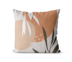 Kit 4 Capas De Almofadas 45x45 - Floral Moderna Folha - Kombigode Store