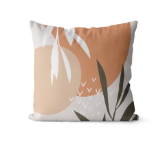 Kit 4 Capas De Almofadas 45x45 - Floral Moderna Folha - Kombigode Store