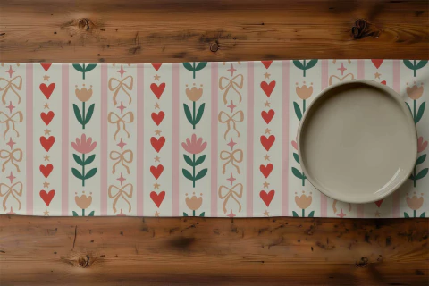 Trilho de Mesa Páscoa Flores - comprar online