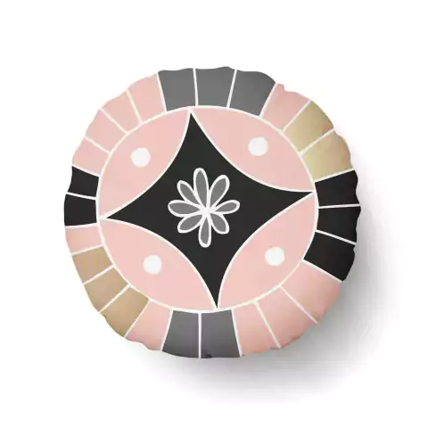 Capa De Almofada Redonda 40cm - bola de natal