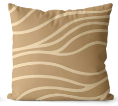 Capas de Almofada Decorativa 42X42 - ONDA BEGE