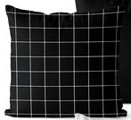 Capa Almofada Decorativa 42X42 Quadrado Preto - comprar online