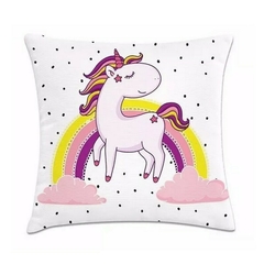 Capa De Almofada Geométrica 45x45 - Unicornio3