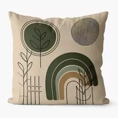 Capa Almofada Decorativa 45X45 -ARCO VERDE - comprar online