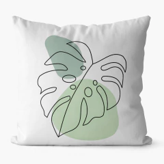 Kit 4 Capas Almofadas 45x45 - Mulher Floral Verde - comprar online