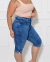 Bermuda Pedal Jeans Com Abertura - Média na internet