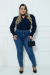 Calça Cigarrete Jeans Plus Size - Média