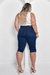 Bermuda Ciclista Jeans Plus Size Cintura Alta - Escura - comprar online