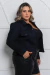 Jaqueta Jeans Plus Size - Preta - Sairaf Jeans