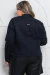 Jaqueta Jeans Plus Size - Preta na internet