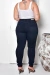 Calça Skinny Jeans Plus Size Feminina Cintura Alta - Escura - loja online