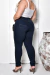 Calça Skinny Jeans Plus Size Feminina Cintura Alta - Escura na internet