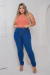 Imagem do Calça Cigarrete Jeans Plus Size - Azul Marinho