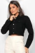 Jaqueta Cropped - Preto