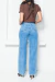 Calça Wide Leg Jeans - Manchada na internet