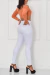 Calça Skinny Jeans - Branca na internet