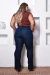 Calça Boot Cut Jeans Plus Size - Marinho - loja online