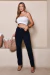 Calça Reta Jeans Tradicional - Petroleo - loja online