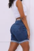 Bermuda Meia Coxa Jeans Barra Virada - Média - Sairaf Jeans