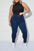 Calça Cigarrete Jeans Plus Size - Escura - Sairaf Jeans