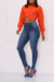 Calça Skinny Jeans - Escura na internet