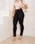 Calça Skinny Jeans Botão Duplo - Preta na internet
