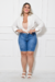 Bermuda Ciclista Jeans Plus Size - Clara