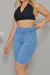 Bermuda Ciclista Jeans Com Muito Elastano - Clara na internet