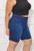 Bermuda Ciclista Jeans Plus Size - Escura na internet