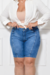 Bermuda Ciclista Jeans Plus Size - Clara - Sairaf Jeans