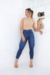 Calça Cigarrete Jeans Com Abertura - Escura - loja online