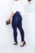 Calça Cigarrete Jeans Barra Detalhada - Escura - Sairaf Jeans